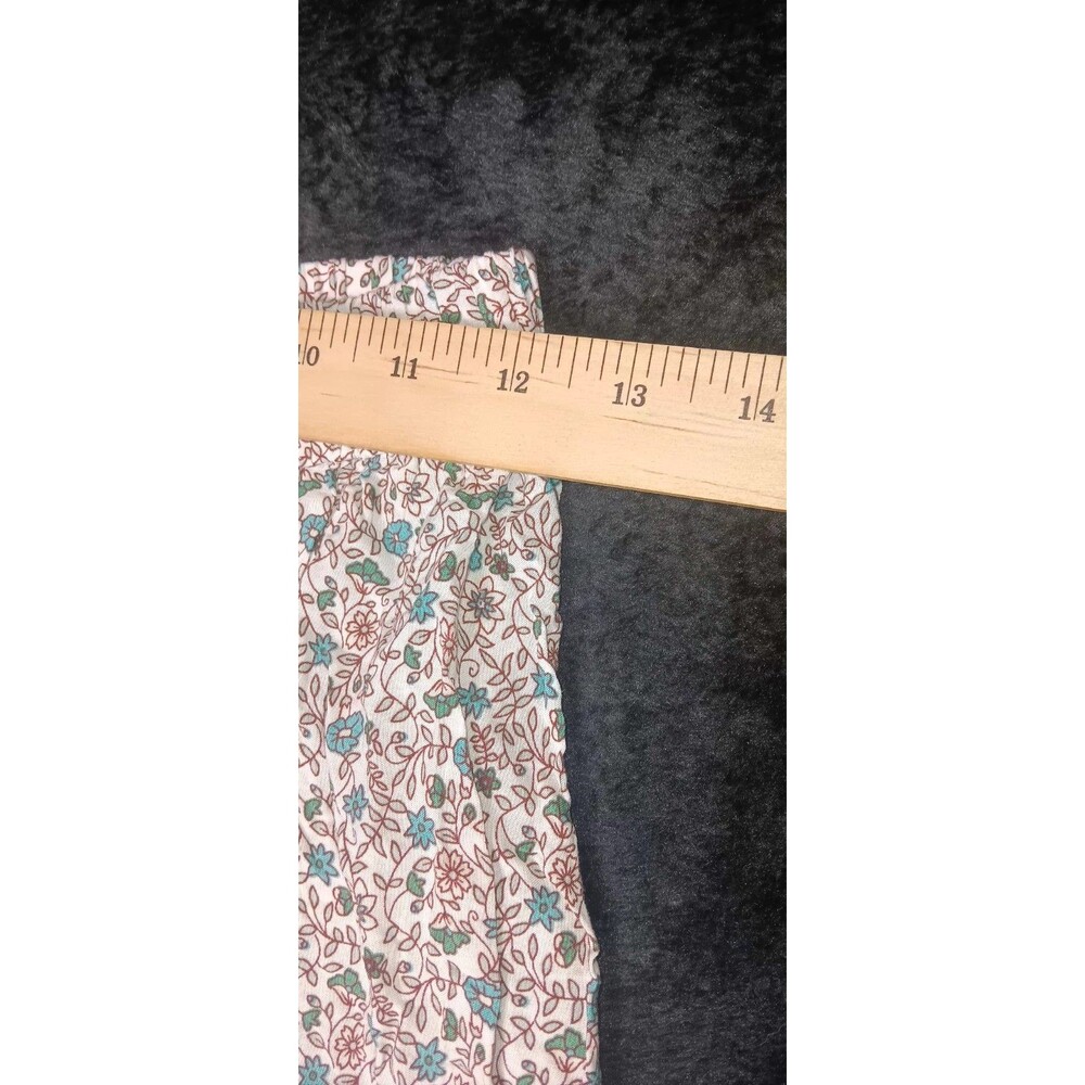 Boho High Waisted Button Up Maxi Skirt Small Micro Floral Cottagecore Prairie - Picture 7 of 11